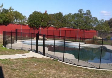 Black/Aluminum Pool Fence